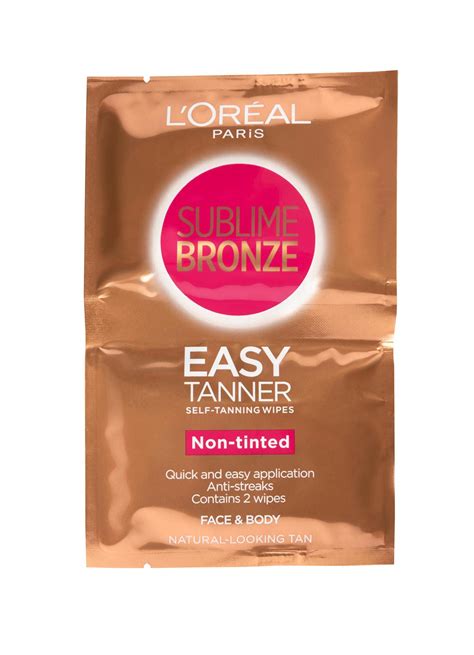 loreal tanning wipes